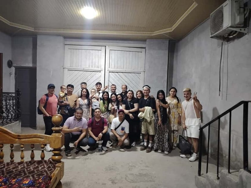 cooking traditional food in Samarkand with local people - The 14-kilometer ride to Ravot