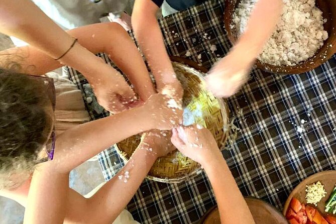 Cooking With Village Family - Making coconut milk, rice, daal, and vegetable curry