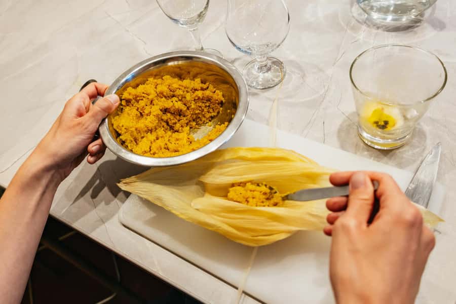 Cusco: Peruvian Cooking Class, Cocktails & Local Market Tour - Causa limeña shows why potatoes matter in Peru
