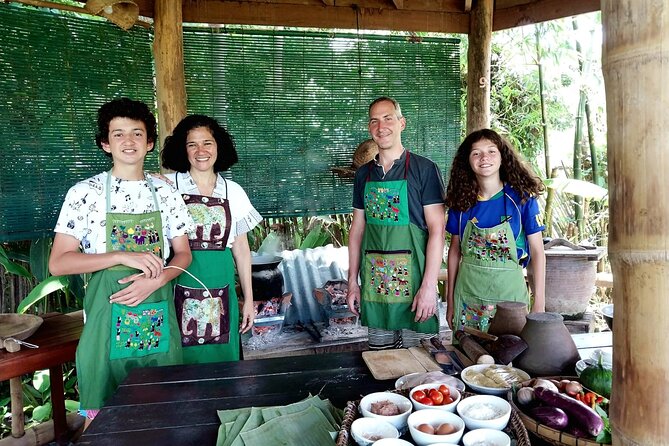 Day-time Bamboo weaving & Cooking Classes join-in - Arriving at the traditional Lao pavilion