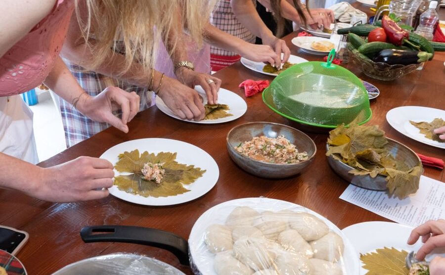 Dining In Rethymno: An Evening Of Cretan Cooking - The garden, wood oven, and homemade ingredients
