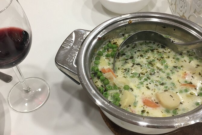 Easy Cooking Class Budapest - with Market Walk (local wine & pálinka included) - Pálinka, wine, and the social side of lunch