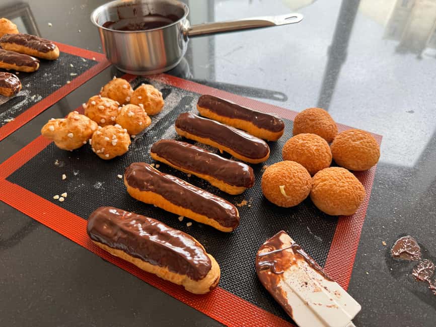Eclair Baking Class with A Pastry Chef - Learning choux pastry from the first stir