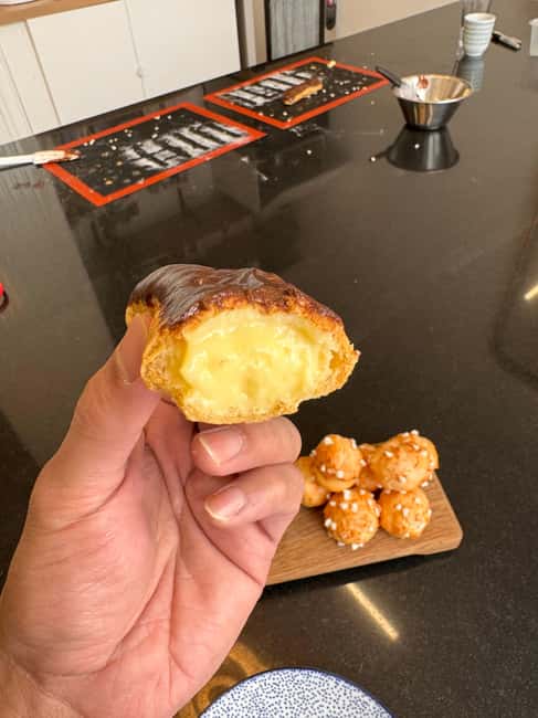 Eclair Baking Class with A Pastry Chef - A Parisian-style apartment setting