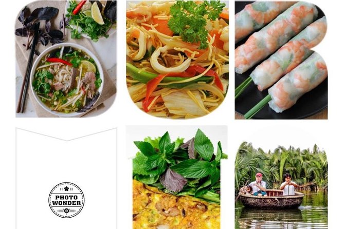 Eco Cooking Class and Basket boat tour from Da Nang/ Hoi An - From market stalls to the Cam Thanh waterways