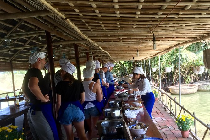 Eco Cooking Class and Basket boat tour from Da Nang/ Hoi An - Making rice milk and fresh rice paper