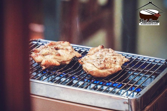 Experience half-day cooking class with market visit - Sitting down to eat what you made