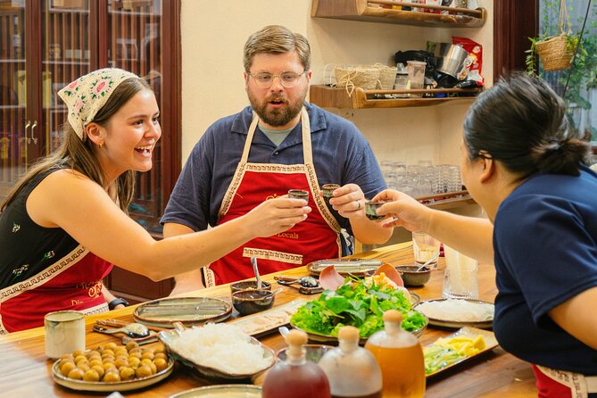 Experience Hanoi Cooking Class with Free Wine Tasting - Three coffees and a dessert choice