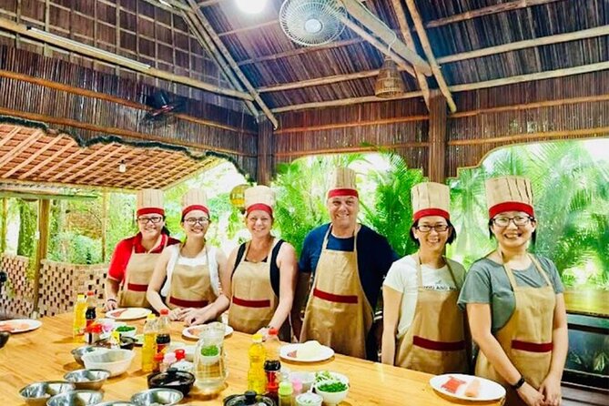 Experience Local Market and Boat Ride with Cooking Class - The bamboo basket boat through the coconut forest