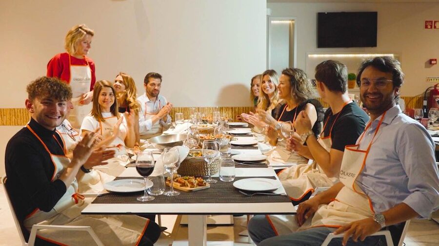 Faro: Learn to cook a Cataplana like a local! - The meal: entrée, cataplana, dessert, and drinks