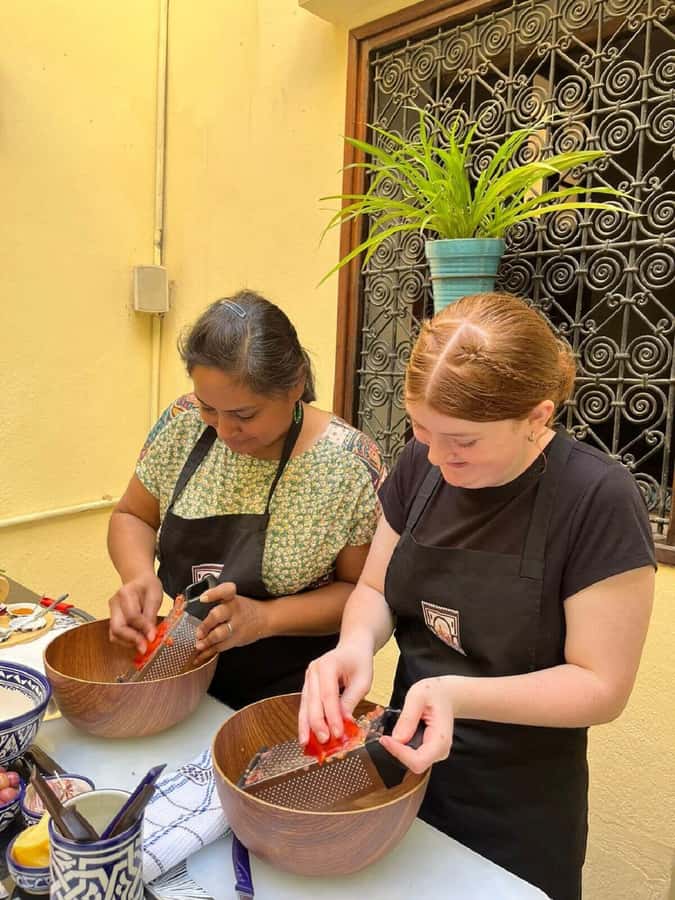 Fes: Authentic Cooking Class and Old Medina Visit - Eating the meal you made