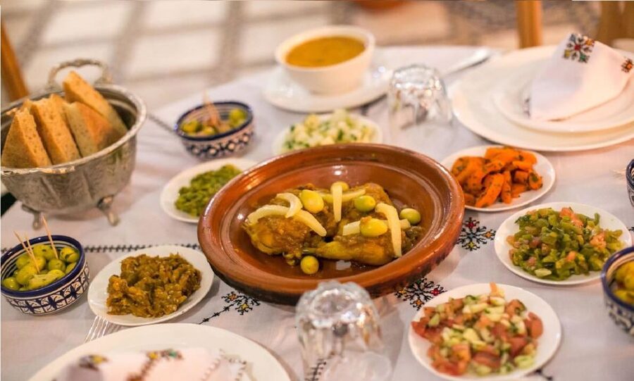 Fes: Private Moroccan Cooking Class - Eating the meal you prepared