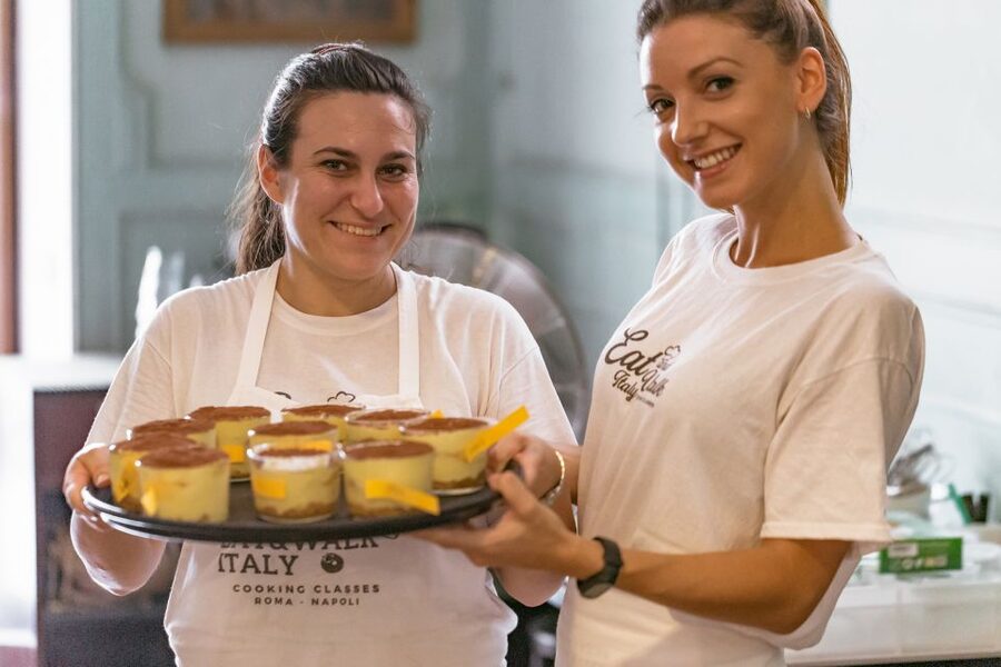 Fettuccine & Tiramisù: Cooking Class with Wine & Limoncello - Starting with tiramisu