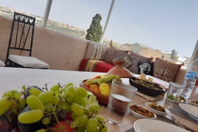 Fez view cooking with grandmother