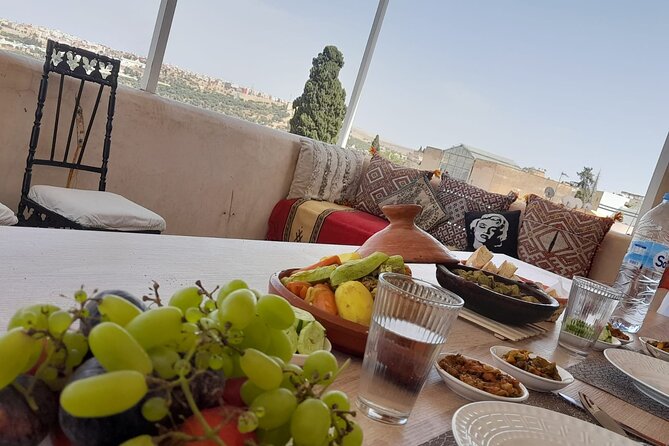 Fez view cooking with grandmother - Cooking on Dar Settash’s rooftop
