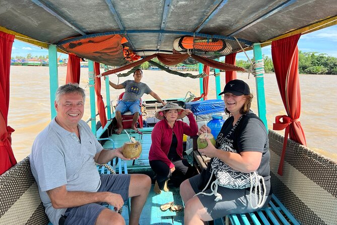From Ho Chi Minh: Mekong Delta Can Tho Floating Market 2-Day Tour - The Tien River by motorboat and rowboat