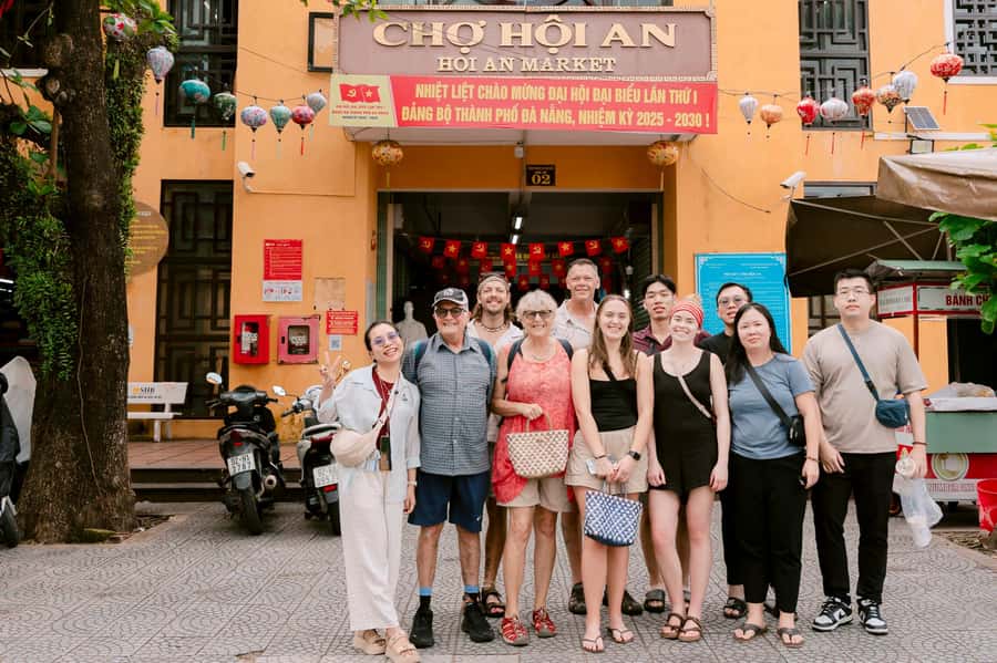 From Hoi An: Market Tour, Basket Boat Ride and Cooking Class - A Hoi An food tour that keeps you moving