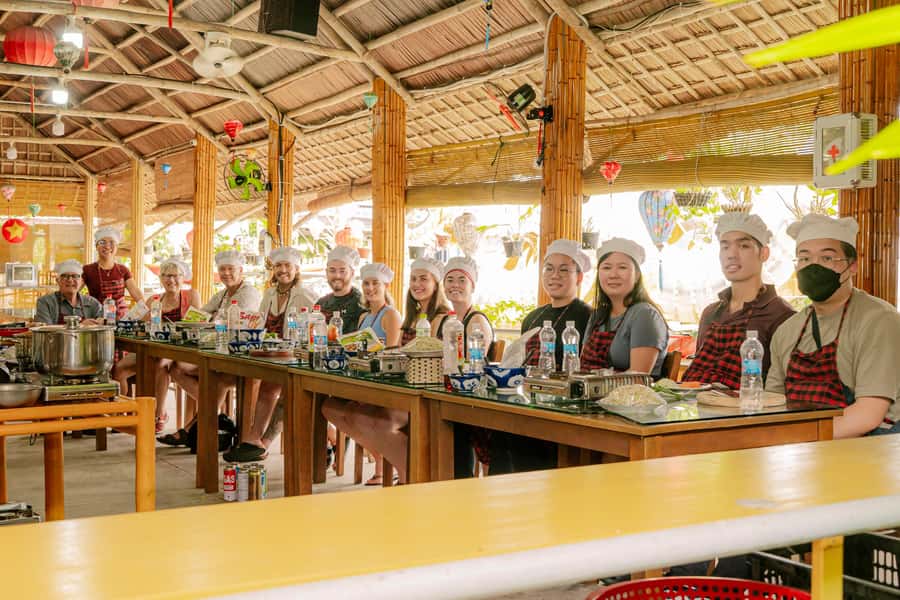From Hoi An: Market Tour, Basket Boat Ride and Cooking Class - The cooking class is the main event