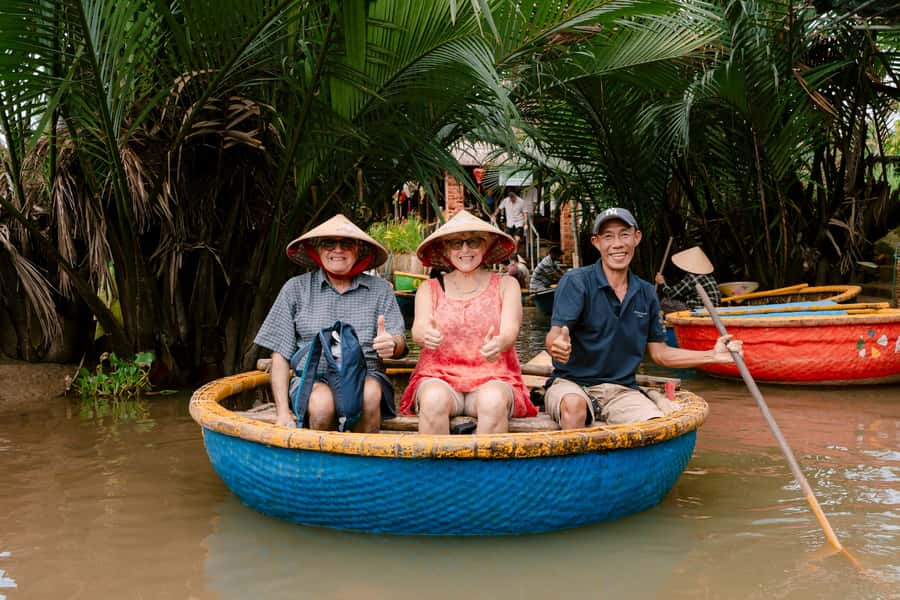 From Hoi An: Market Tour, Basket Boat Ride and Cooking Class - Morning or afternoon: choose by appetite