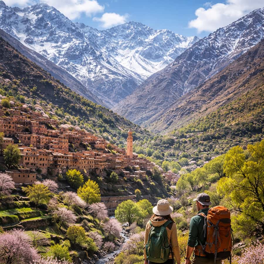 From Marrakech: Atlas Mountains & Berber Lunch - Imlil villages show everyday Amazigh life