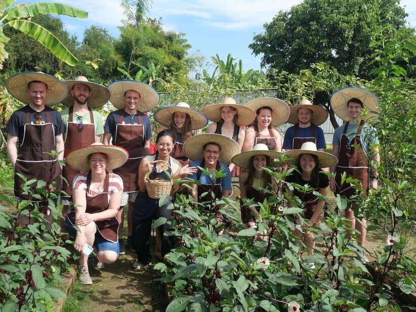 Full Day Thai Cooking Class in Organic Farm and Market - Cooking five or six Thai dishes by hand