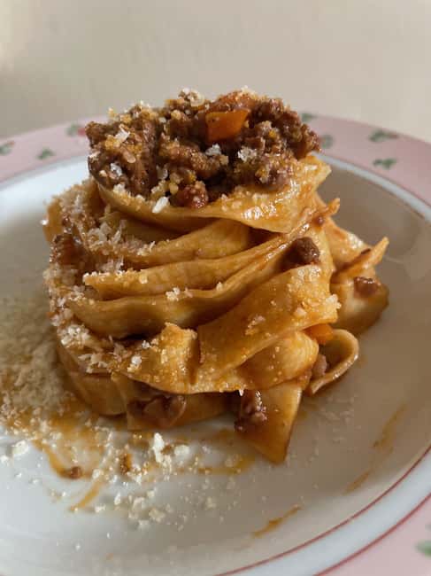 Funny cooking class with chef Antonino - Starting with ragù, Bologna’s slow-cooked centerpiece