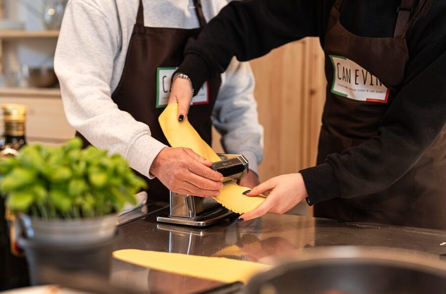 Garda: Cooking Class with Dessert - Wine turns a lesson into lunch or dinner