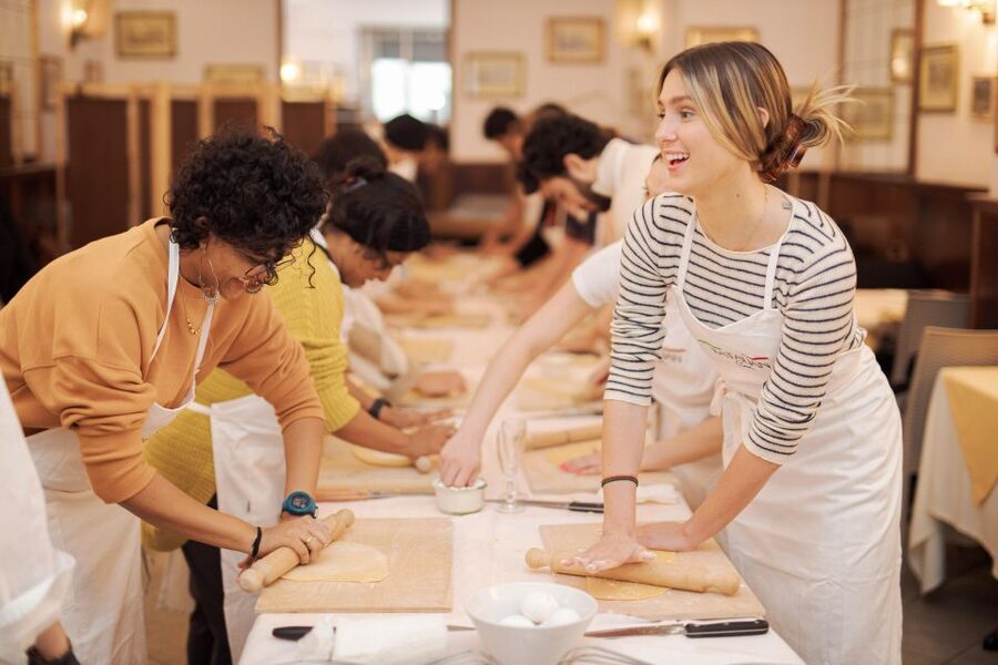 Gelato and Pasta Cooking Class in Rome - Piazza Navona - The sit-down meal is more than an afterthought