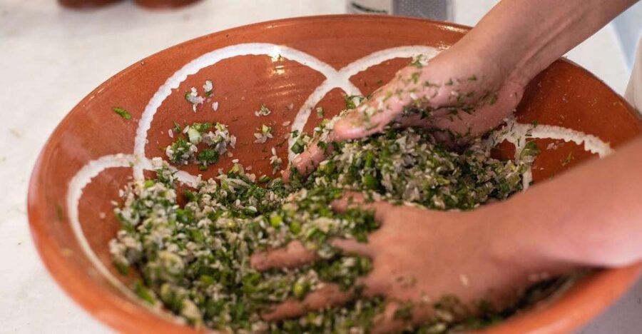 Greek Cooking Class with a Local Chef, Wine, & Meal in Drios - Cooking family recipes in Drios
