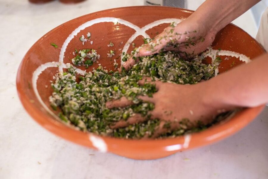 Greek Cooking Class with a Local Chef, Wine, & Meal in Drios - Six dishes, one shared kitchen