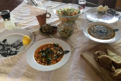 Greek Home Cooking Class at a Seaside Villa in Crete with Mary