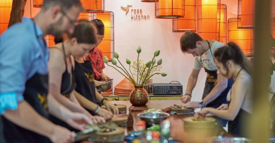 Hanoi: Cooking Class in a Local Villa with Market Tour - What you may cook during the lesson