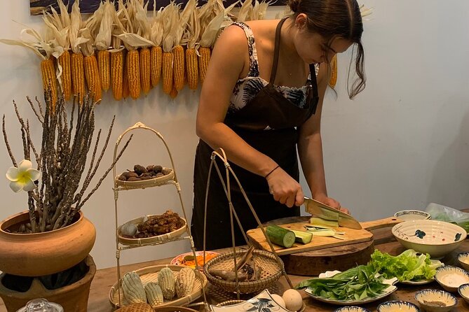 Happy Cooking Class in Danang - Sitting down to eat what you prepared