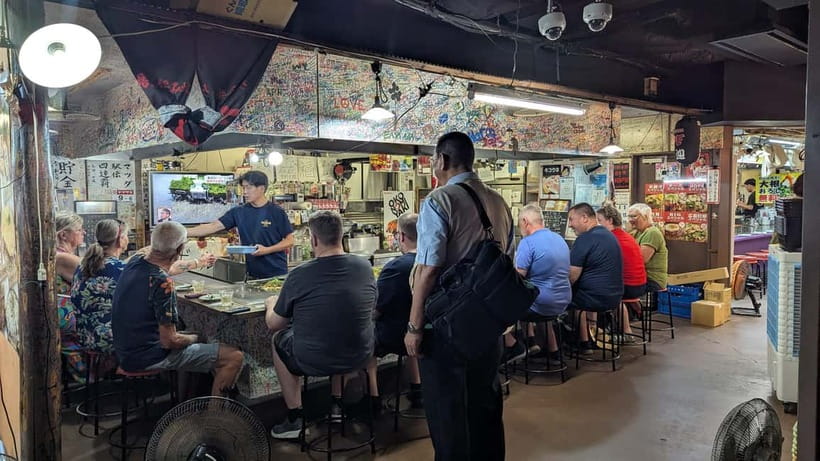 Hiroshima: Okonomiyaki Cooking Class with a Local Chef - Meeting Ken and getting ready at the grill