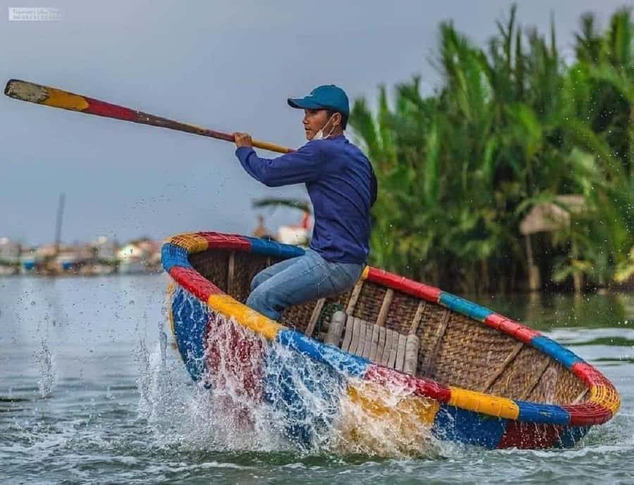 Hoi An: Authentic Vietnamese Cooking Class Tour - Cam Thanh’s coconut channels by round boat