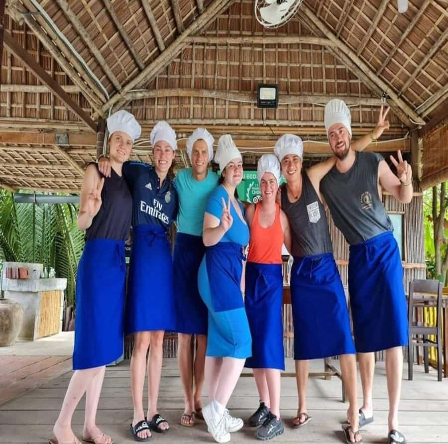 Hoi An: Bay Mau Cooking Class Only and Making Pho - Rice work comes before the recipes