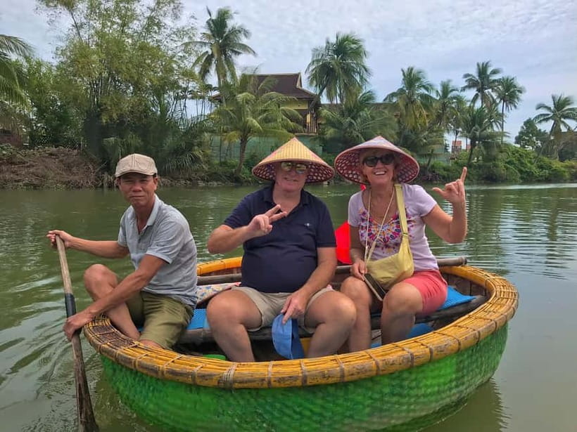 Hoi An Coconut Boat, Lantern Making & Cooking Class Organic - Gliding through the Cẩm Thanh coconut forest