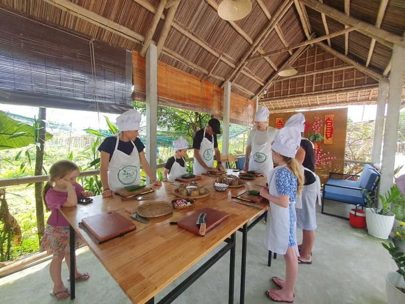 Hoi An Coconut Boat, Lantern Making & Cooking Class Organic - Starting at Thanh Dong Organic Garden