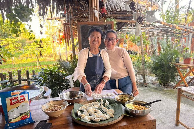 Hoi An Cooking Class - Traditional Chinese Dumpling - Picking vegetables and seeing farm-to-table life