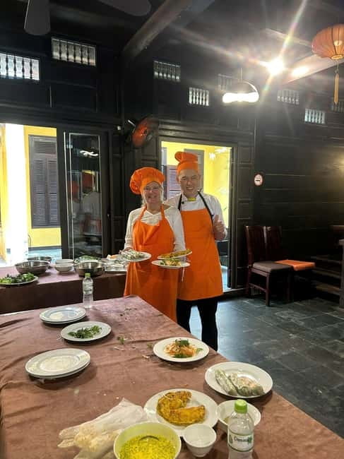 Hoi An: Cooking Class with Exploring Hoi An Market - Inside Otta Cuisine with the professional chefs