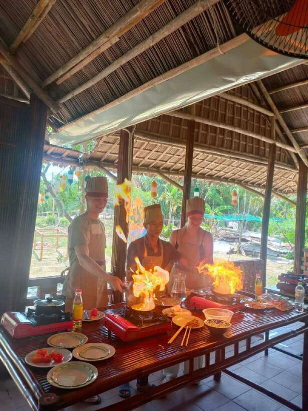 Hoi An :Lantern Making - Cooking Class -Coconut Basket Boat - How the guide and staff shape the day