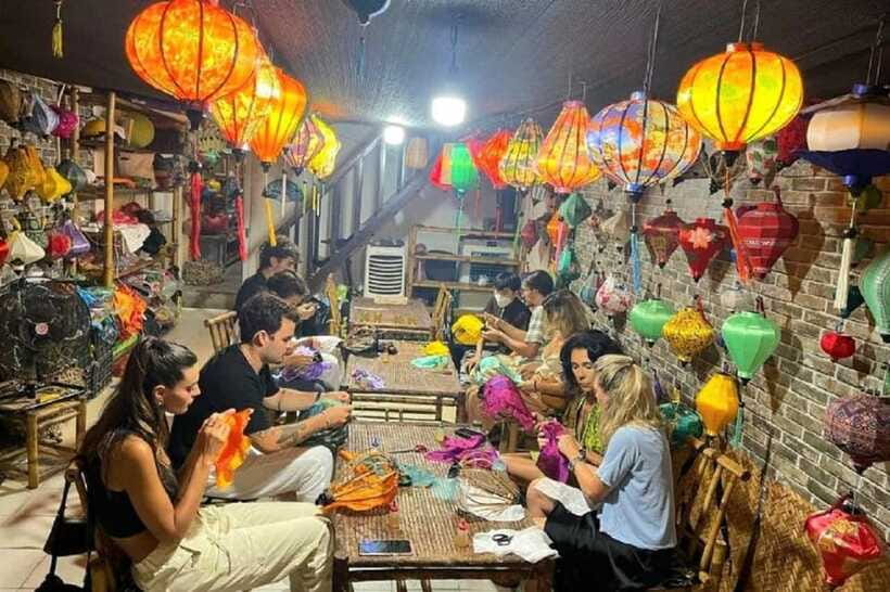 Hoi An: Making Lantern &Cooking Class with Basket Boat Ride - Forty-five minutes in a bamboo basket boat
