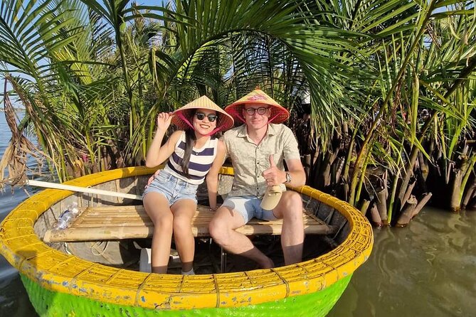 Hoi An: Market Visit, Basket Boat Ride, and Cooking Class - A bamboo basket boat through Bay Mau Coconut Forest