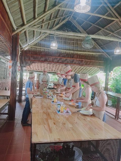 Hoi An : Vegetarian Cooking Class W Bamboo Basket Boat Tour - The meal: lunch in the morning, dinner in the afternoon