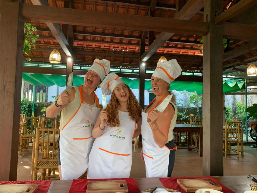 Hoi An : Vegetarian Cooking Class W Optional Coconut Village - Cam Thanh Coconut Village by bamboo basket boat