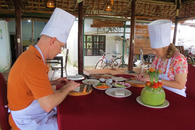 Hoian Cooking Class And Foot Massage Private Tour - Getting your hands dirty in the vegetable gardens