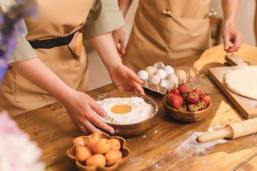 Hong Kong DIY Baking Workshop - Hokkaido Baked Cheese Tart - How the Tablet-Guided Session Works