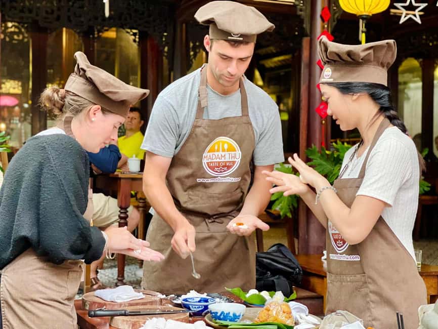 Hue City: Cyclo, Market Tour & Cooking Class at Madam Thu - A fair note about food hygiene