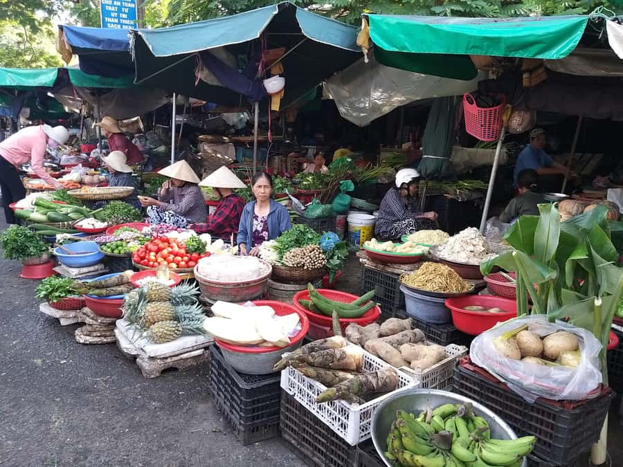 Hue Cooking Class with local-Visit market, cook local food - A Real Lesson in Knife Skills and Food Culture