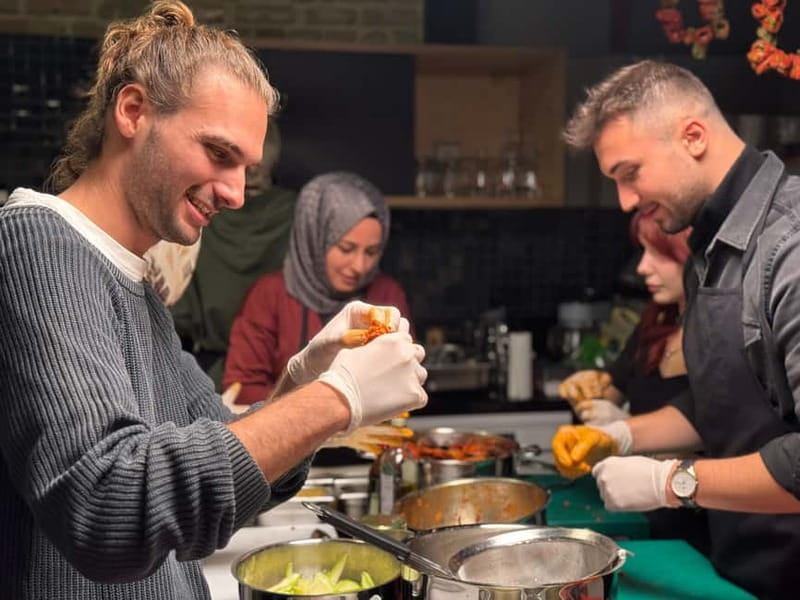 Istanbul: Turkish Cooking Class with a Professional Chef - What happens during the three-hour session